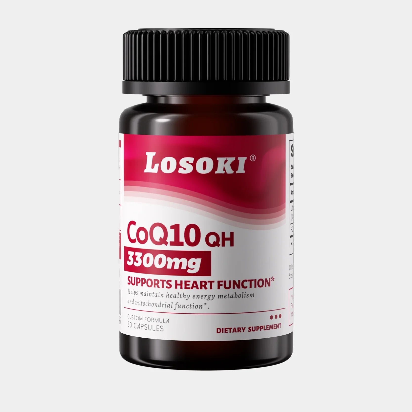 Losoki 還原型輔酶Q10膠囊｜高效抗氧化 × 活化細胞能量 × 心臟保護 × 美國原裝進口