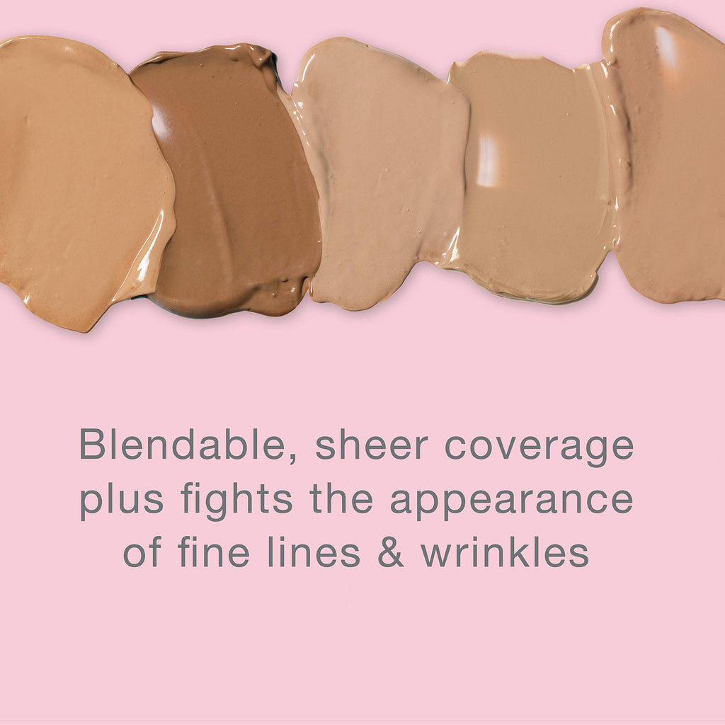 Neutrogena Healthy Skin Anti-Aging Perfector - with Retinol, Tinted Moisturizer with SPF 20 & Sheer Coverage that Smooths Skin Texture & Reduces the Look of Fine Lines, Natural to Tan (40), 1oz (30mL)