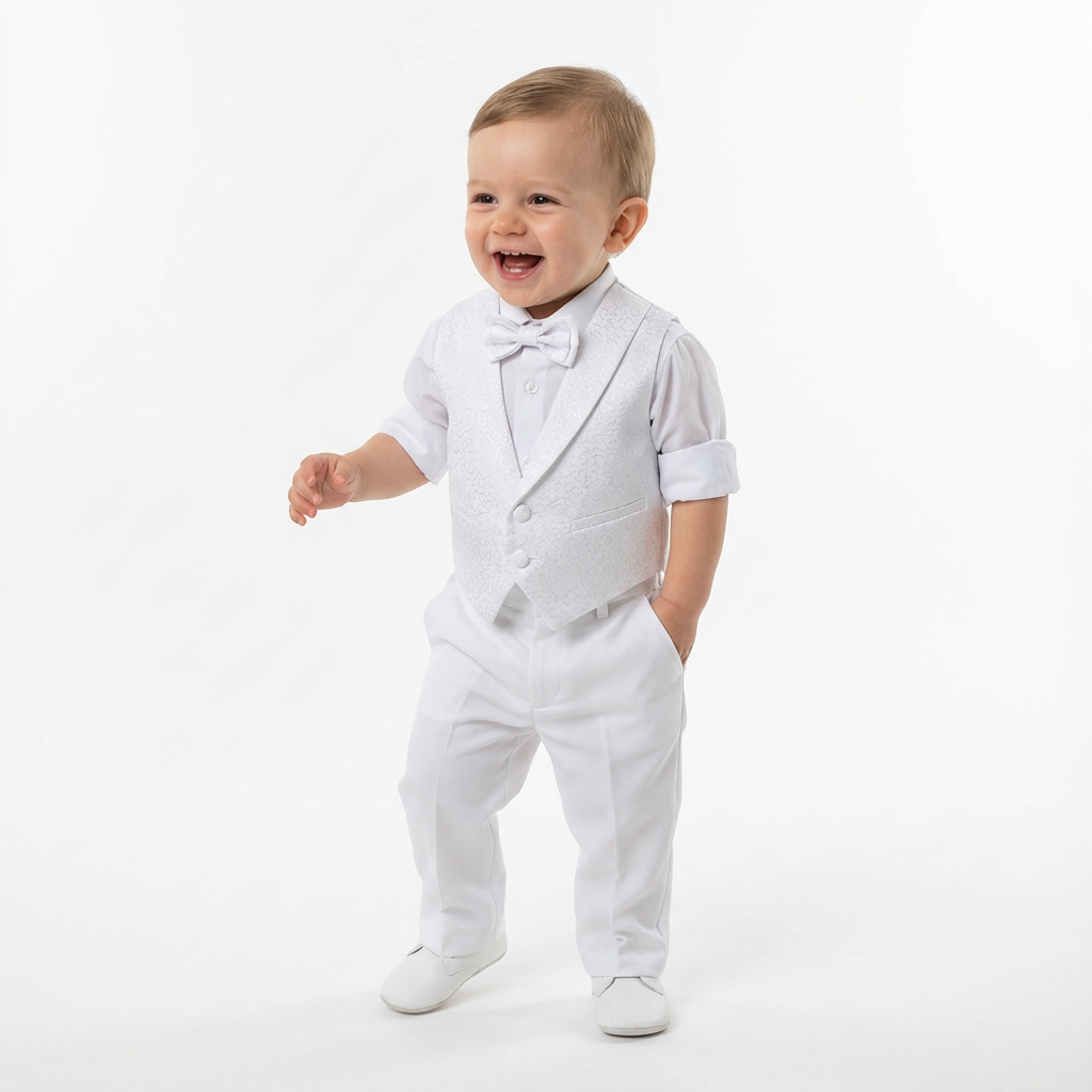 Archie's Penguin Tail Vest Set