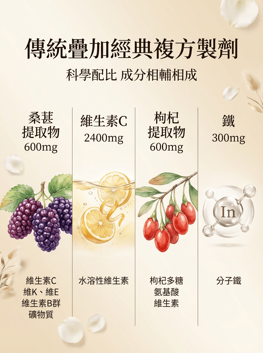 Fopiz 人參皂苷氣血丸｜人參皂苷補氣 × 增活力護肝 × 天然氣血調理 × 抗氧化活力 × 全面提升健康
