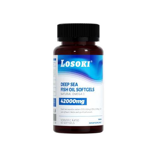 Losoki Omega-3 深海魚油｜護心健腦 × 增記憶 × 血管健康 × 抗氧化滋養 × 全面提升健康